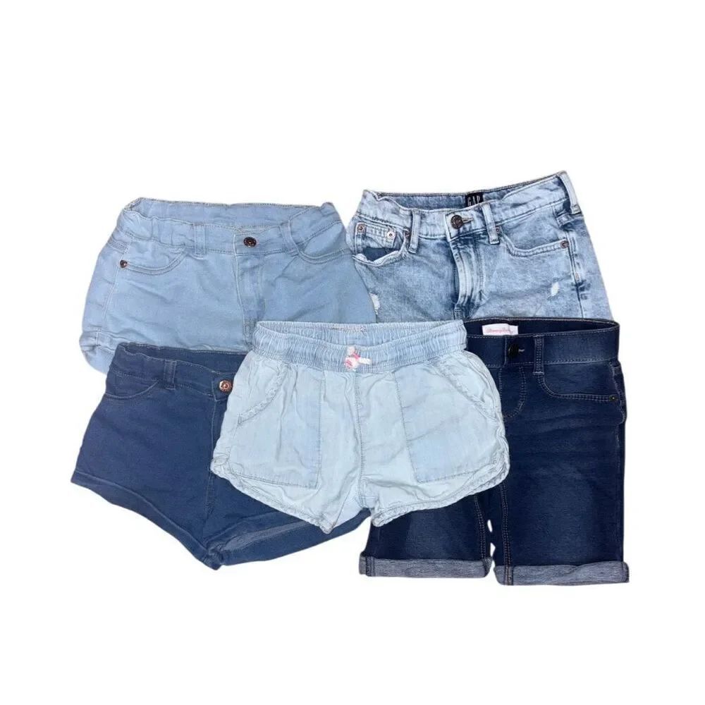 Assorted denim shorts